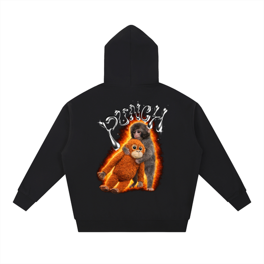 Punch the monkey Heavyweight Luxe Hoodie